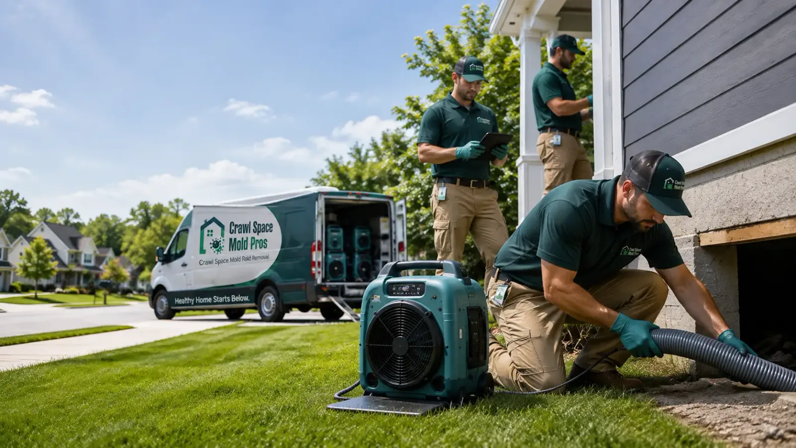 Crawl Space Mold Removal in Bronson, KS